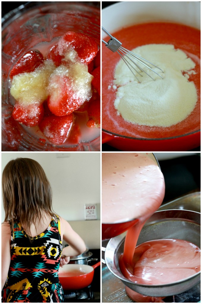 Strawberry Lemonade Gummies ~ Real Food Family #realfood #realfoodtreats #realfoodsnacks #gelatin