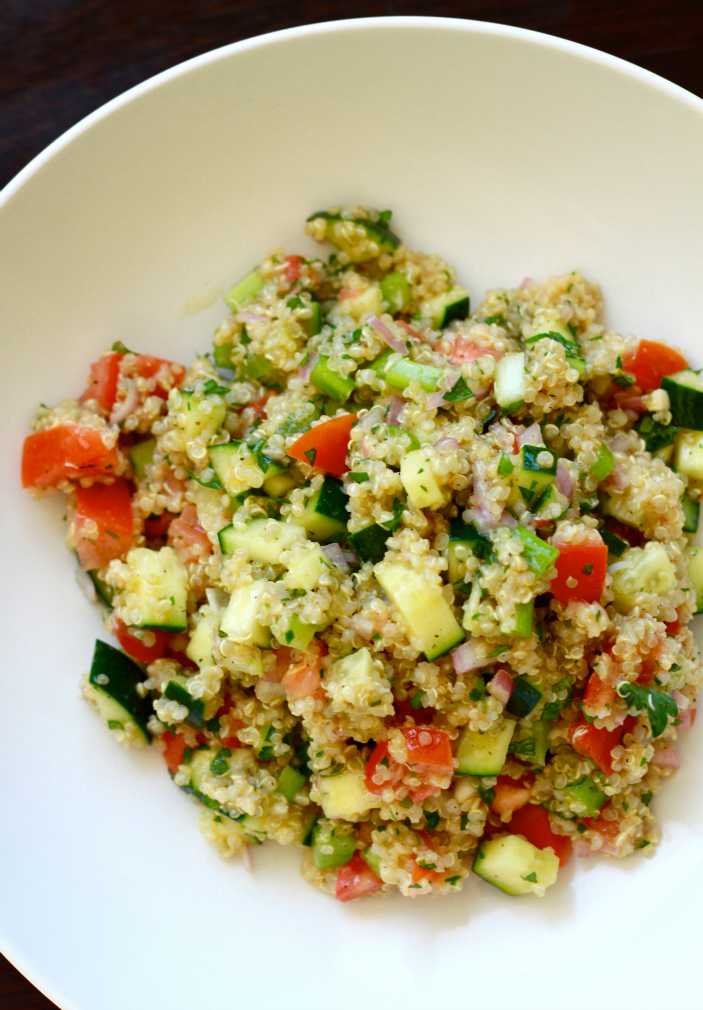 Vegetable Quinoa Salad ~ Real Food Family