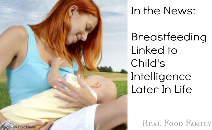 Breastfeeding Linked to Child's Intelligence I RealFoodFamily.com