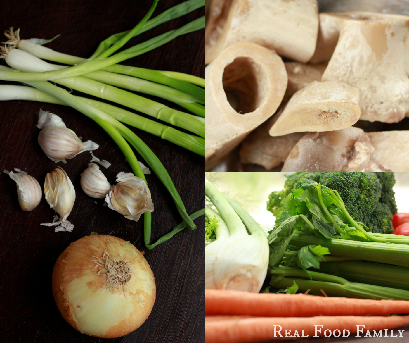 Lentil Vegetable Soup with Bone Marrow Broth ~ RealFoodFamily.com