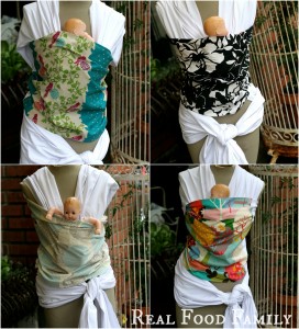 DIY Baby-Wearing Wraps by Real Food Family ~ The most comfortable way to wear your baby...seriously!