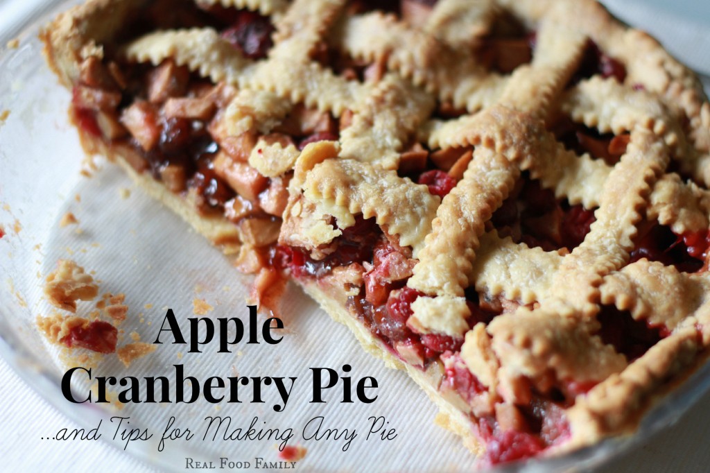 Apple Cranberry Pie and Tips for Making Any Pie ~ Real Food Family