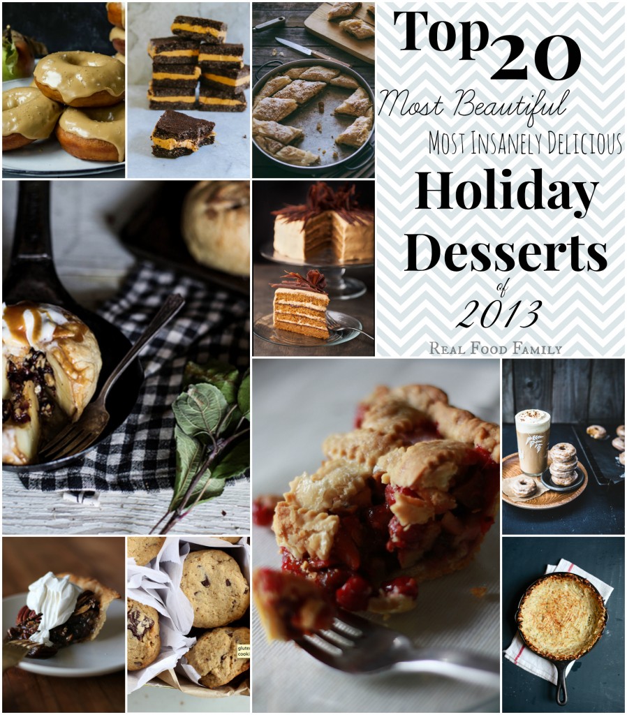 The most gorgeous and delicious collection of Holiday Desserts! ~ Real Food Family