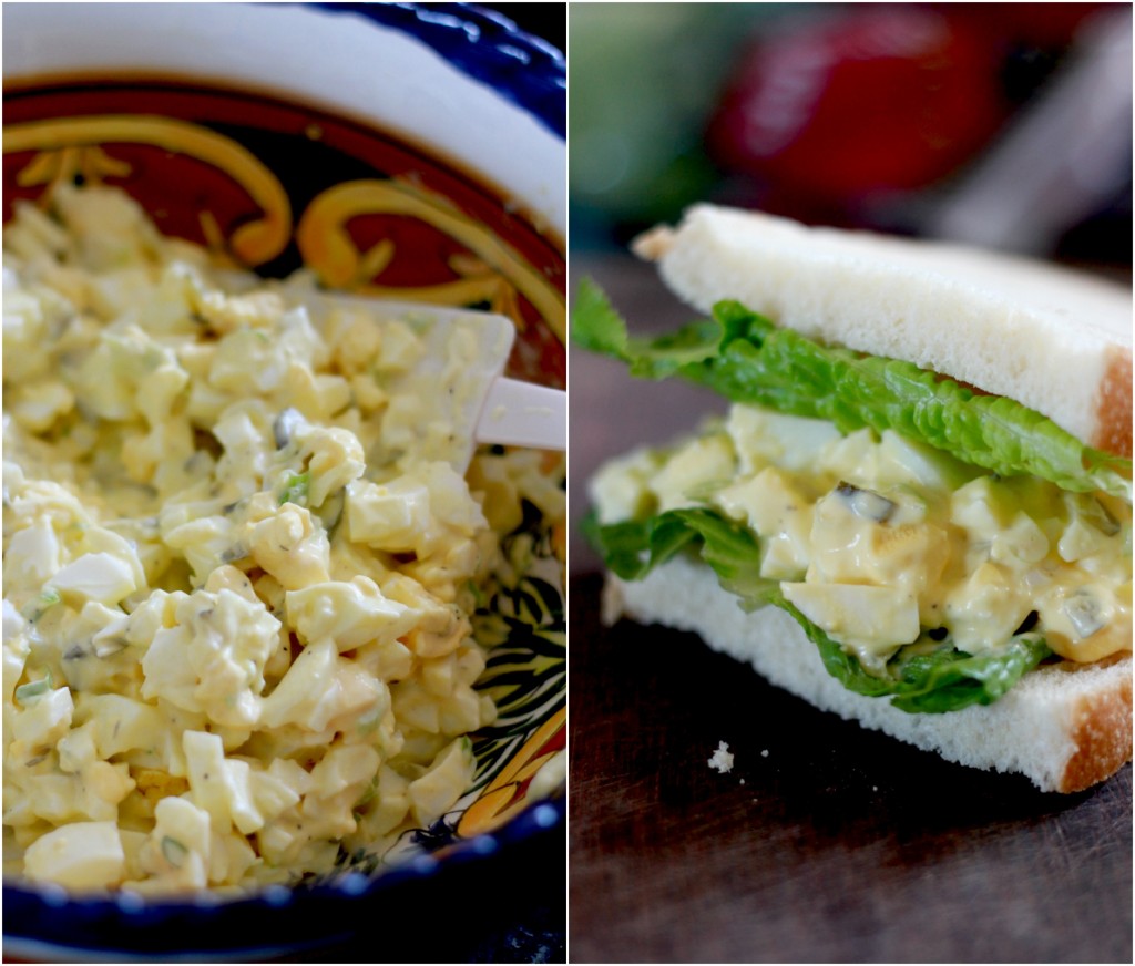 The Perfect Egg Salad with Easy Homemade Mayo and Lacto-Fermented Pickles ~ Real Food Family