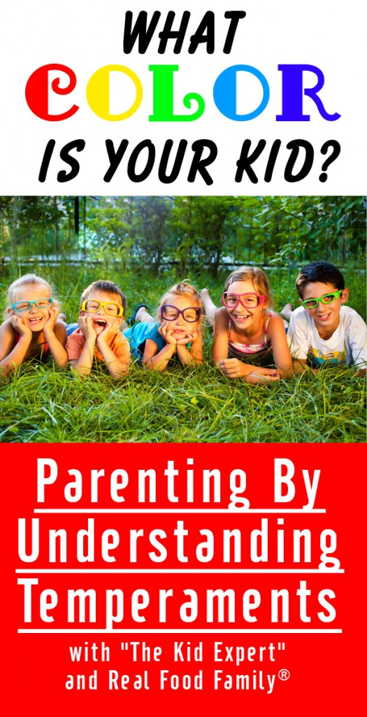 Ever wonder why one kid is so different than another? Or why what works for one kid fails with another? Watch this interview with "The Kid Expert" and Real Food Family to learn about your child's "COLOR" and temperament