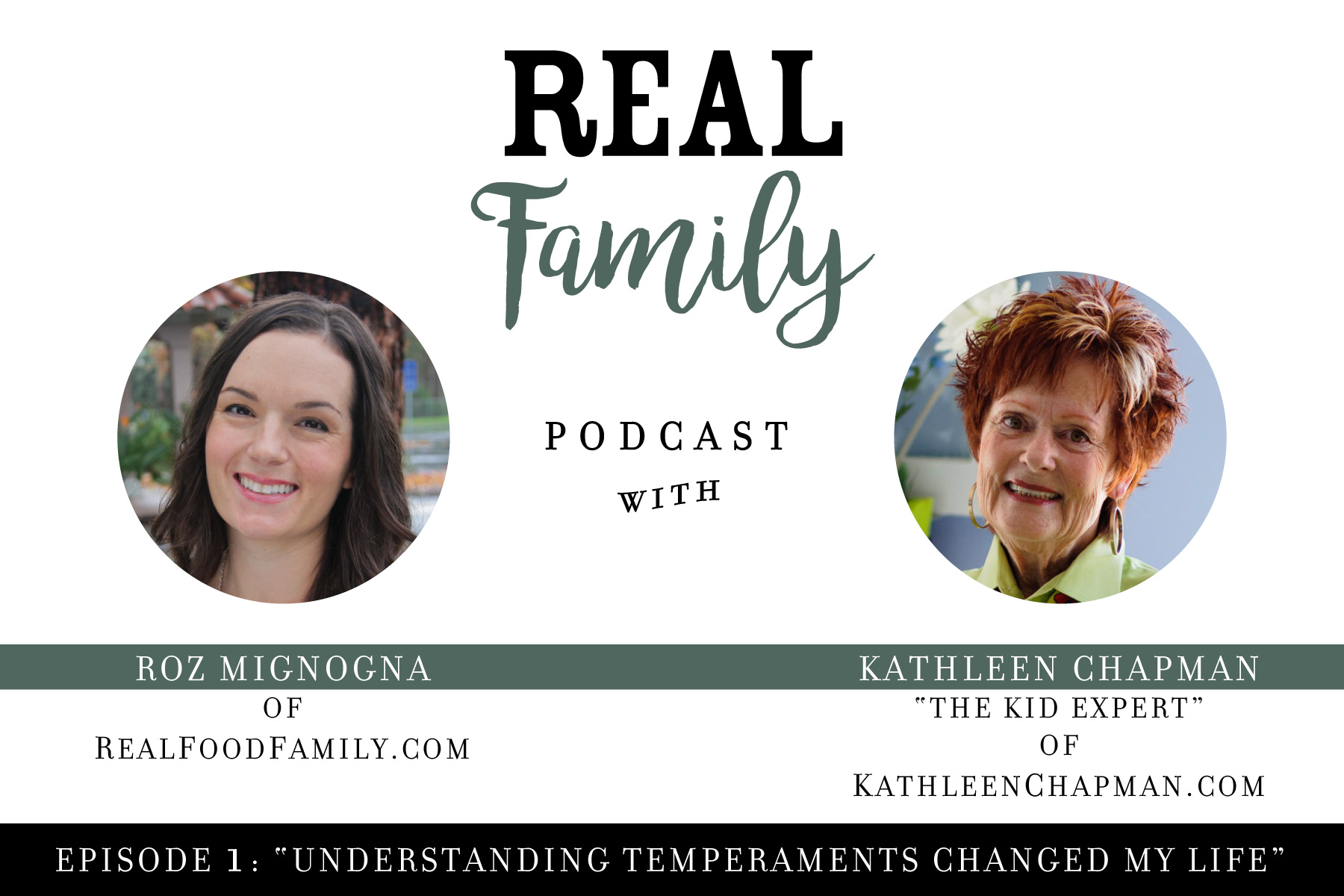 real food family podcast roz mignogna kathleen chapman temperaments children parents relationships
